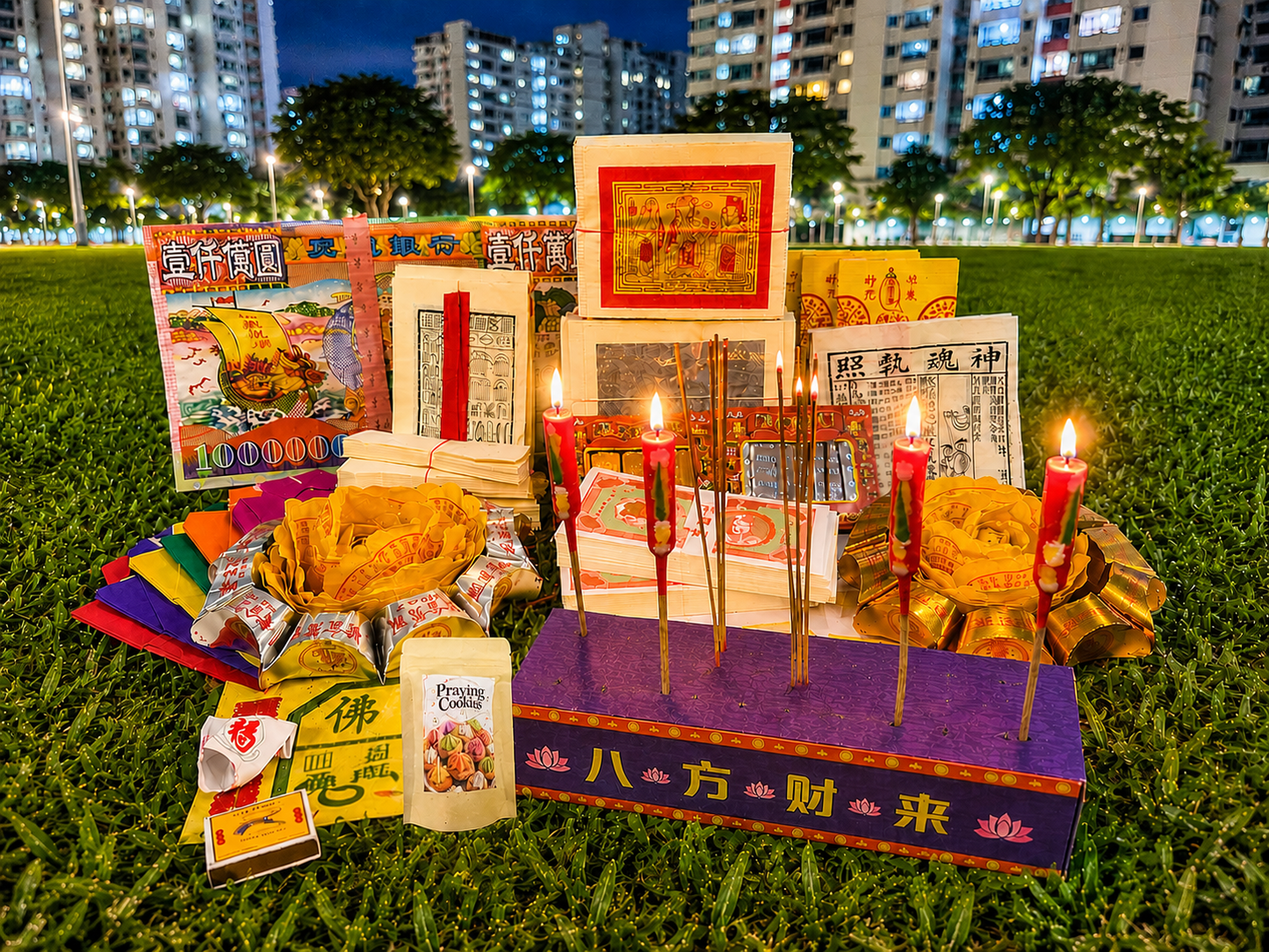 7th Month Premium Joss Paper Kim Zua Prayer Package (Plastic Free) for Hungry Ghost Festival Praying 七月中元节拜拜套装