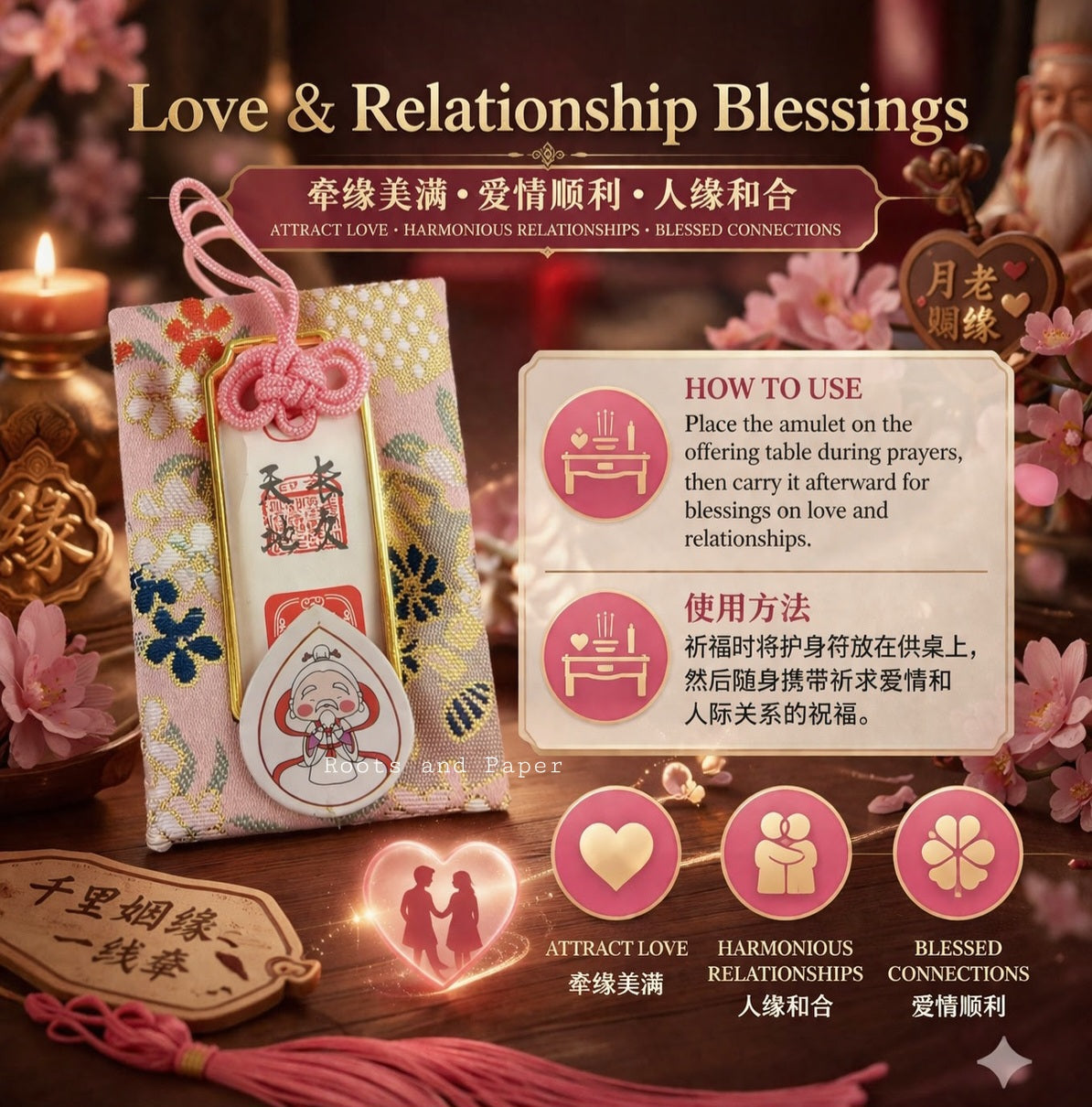 [Pray with Intention] Love & Relationship Blessings | Find love, heal bonds and attract the right energy 求姻缘套装｜找爱情、修关系、招好能量