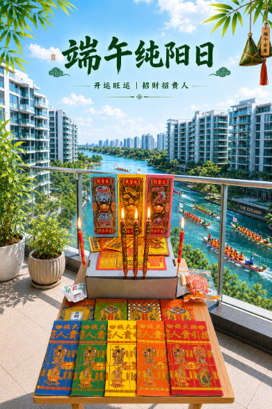 Dragon Boat Festival, a day of pure Yang energy day | Bringing good fortune and prosperity | Attracting wealth and nobleman 端午纯阳日｜开运旺运｜招财招贵人