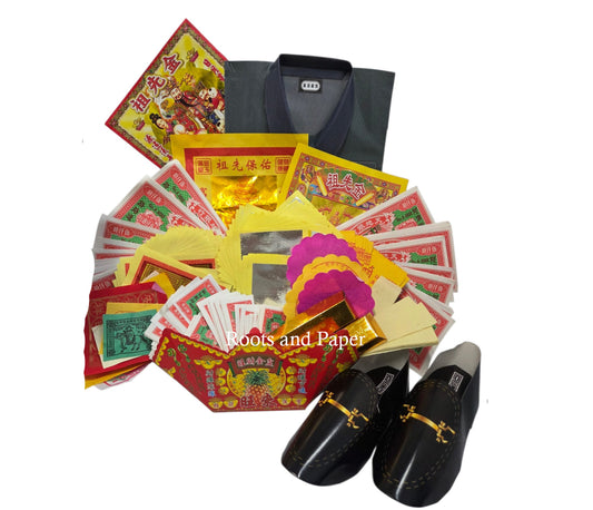 Ancestor Hamper (Male) – Easy to Carry All-in-One Bundle with Prayer Script