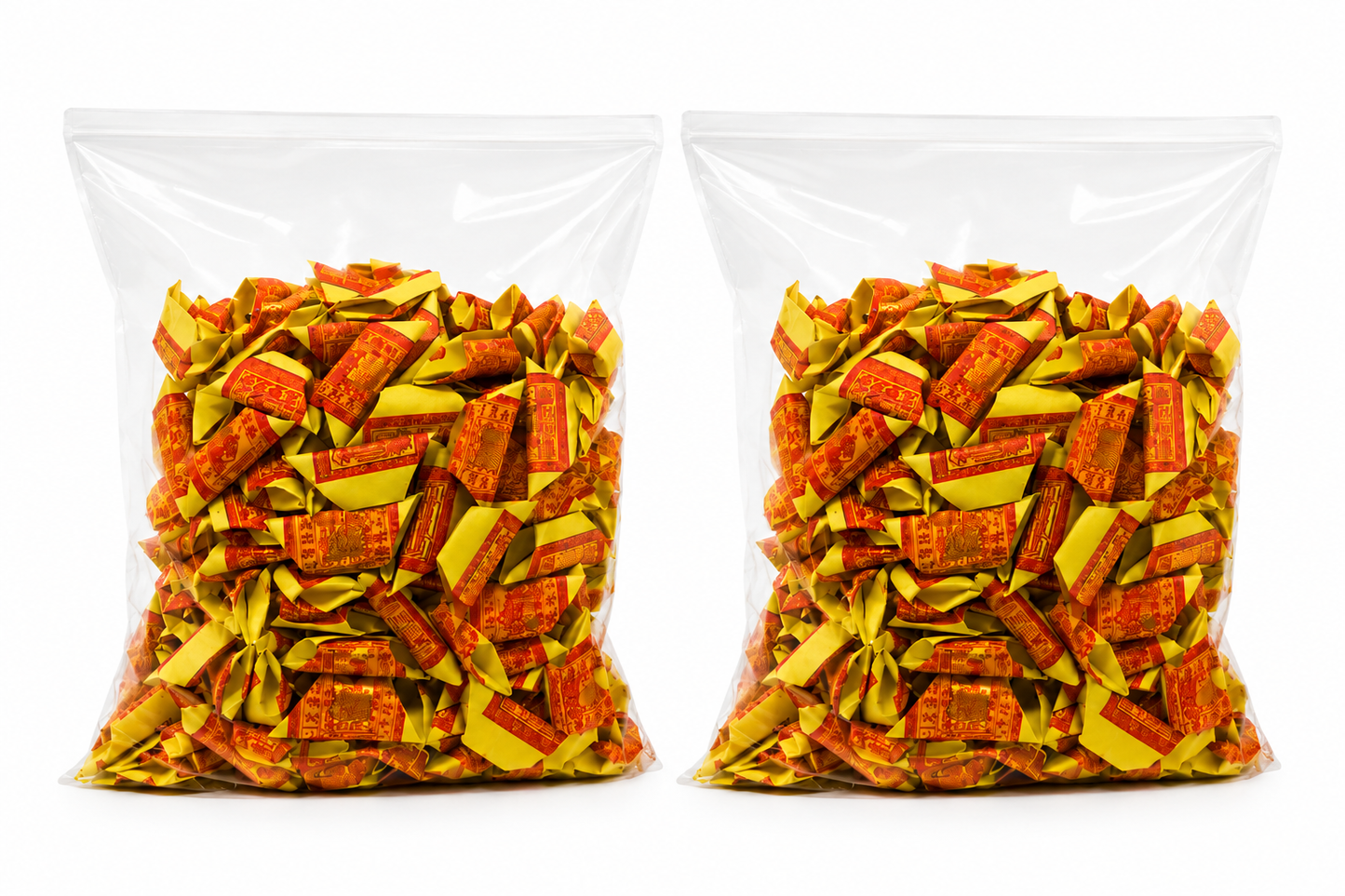 Folded Ingots | Gold & Silver Joss Paper 金银元宝 (300pcs x 2 Bags)