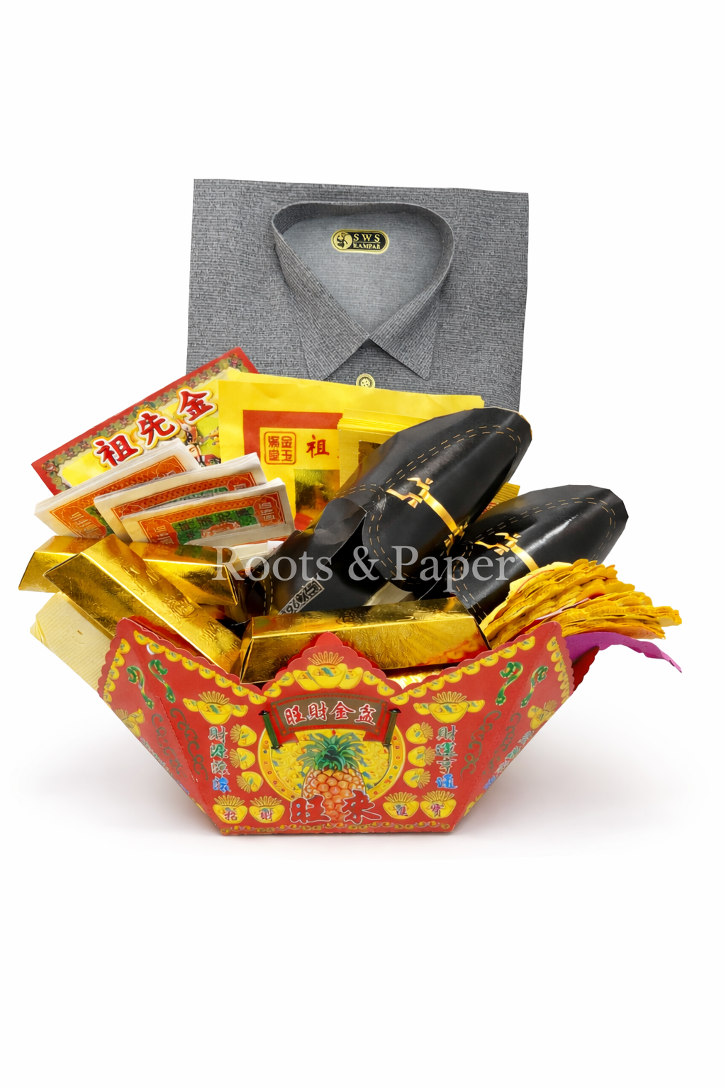 Ancestor Hamper (Male) – Easy to Carry All-in-One Bundle with Prayer Script
