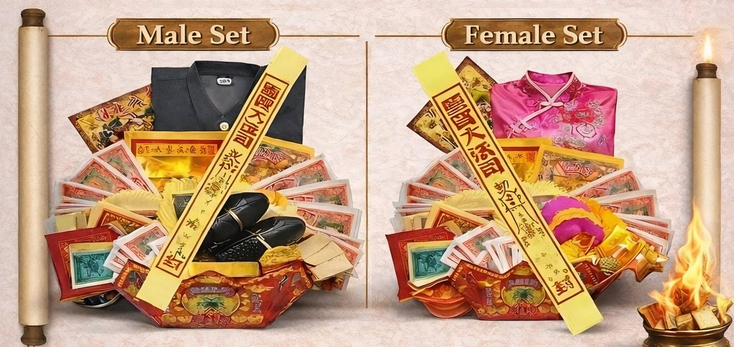 Ancestor Hamper (Female)  – Easy Carry All-in-One Bundle with Prayer Script