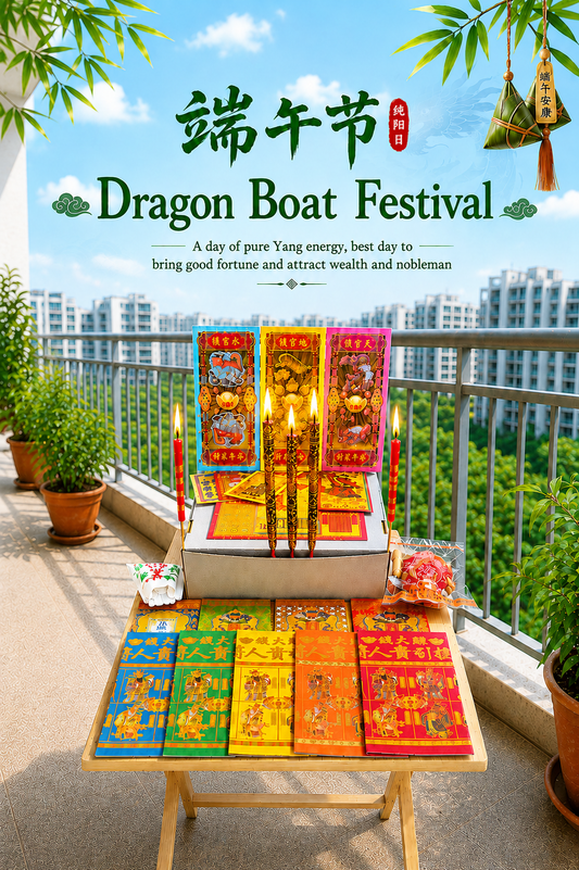 Dragon Boat Festival, a day of pure Yang energy day | Bringing good fortune and prosperity | Attracting wealth and nobleman 端午纯阳日｜开运旺运｜招财招贵人