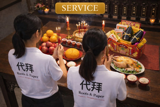 Premium Tribute Service (Tablet) 圆满代拜 (祖先牌位)