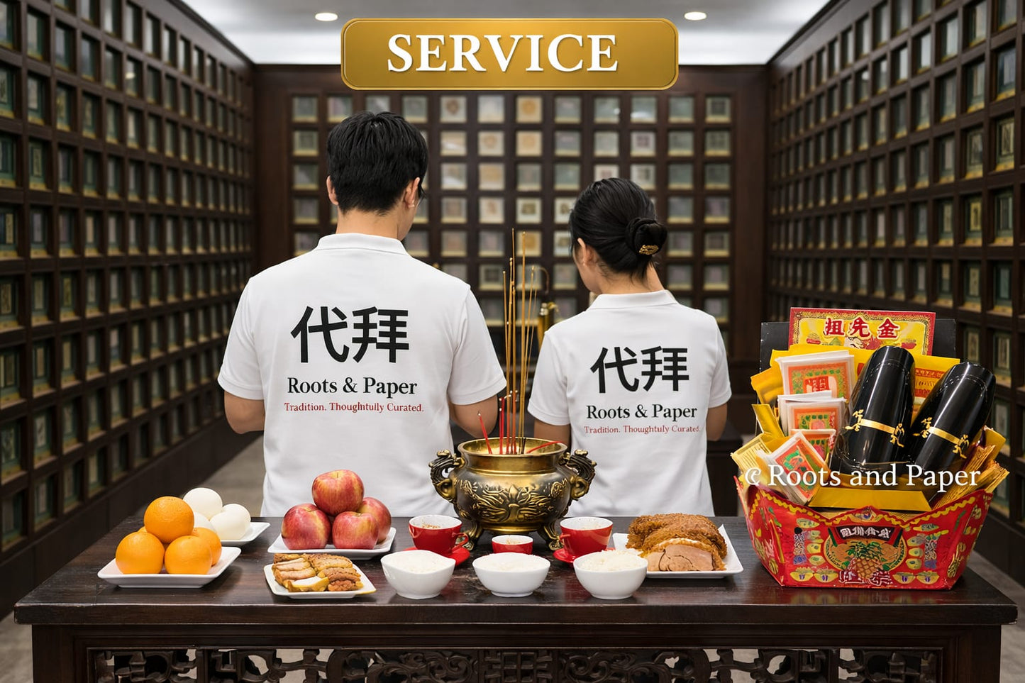Essential Remembrance Service (Tablet) 传统代拜 (祖先牌位)